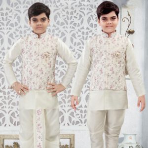 Driedelige Kurta Pajama/dhoti
