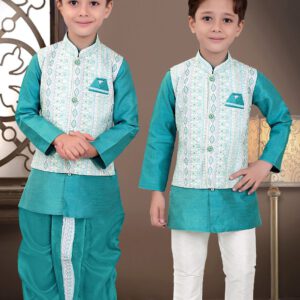 Driedelige Kurta Pajama/dhoti